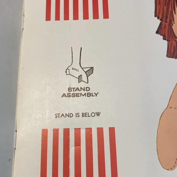 Vintage 1971 Raggedy Ann paper dolls, A Whitman book, press-out clothes, NEW! - Picture 11 of 12